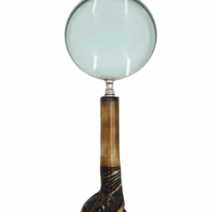 PIĘKNA LUPA SZKŁO POWIĘKSZAJĄCE CZASZKA