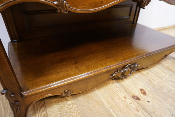 RZEŹBIONA KOMODA POMOCNIK Z NADSTAWKĄ LUDWIK ROCAILLE