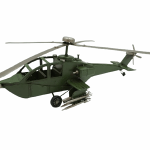 METALOWY MODEL HELIKOPTER WOJSKOWY KOLEKCJONERSKI PREZENT