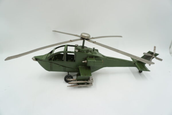 METALOWY MODEL HELIKOPTER WOJSKOWY KOLEKCJONERSKI PREZENT