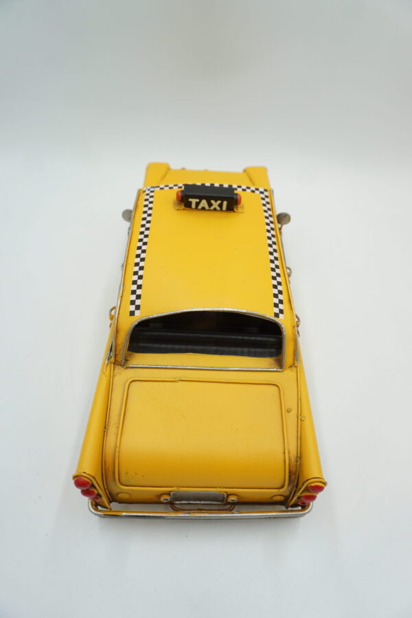 METALOWY MODEL ŻÓŁTA TAKSÓWKA TAXI KOLEKCJONERSKI PREZENT