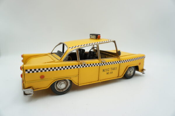 METALOWY MODEL ŻÓŁTA TAKSÓWKA TAXI KOLEKCJONERSKI PREZENT