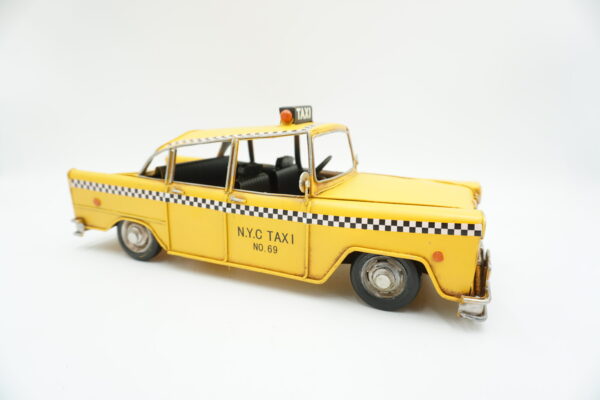 METALOWY MODEL ŻÓŁTA TAKSÓWKA TAXI KOLEKCJONERSKI PREZENT