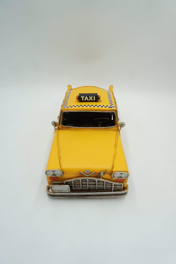 METALOWY MODEL ŻÓŁTA TAKSÓWKA TAXI KOLEKCJONERSKI PREZENT