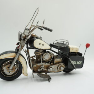 METALOWY MODEL MOTOR MOTOCYKL POLICYJNY POLICJA KOLEKCJONERSKI PREZENT