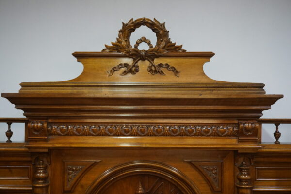 MASYWNY SYGNOWANY KREDENS LITY ORZECH ROMEO I JULIA