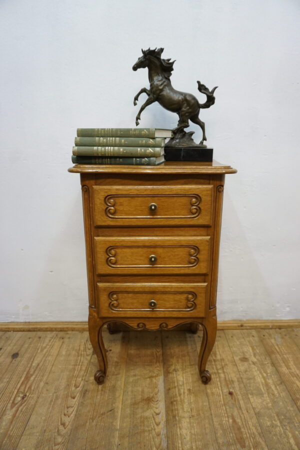 DEKORACYJNA SZAFKA LUDWIK 3 SZUFLADKI LITY DĄB