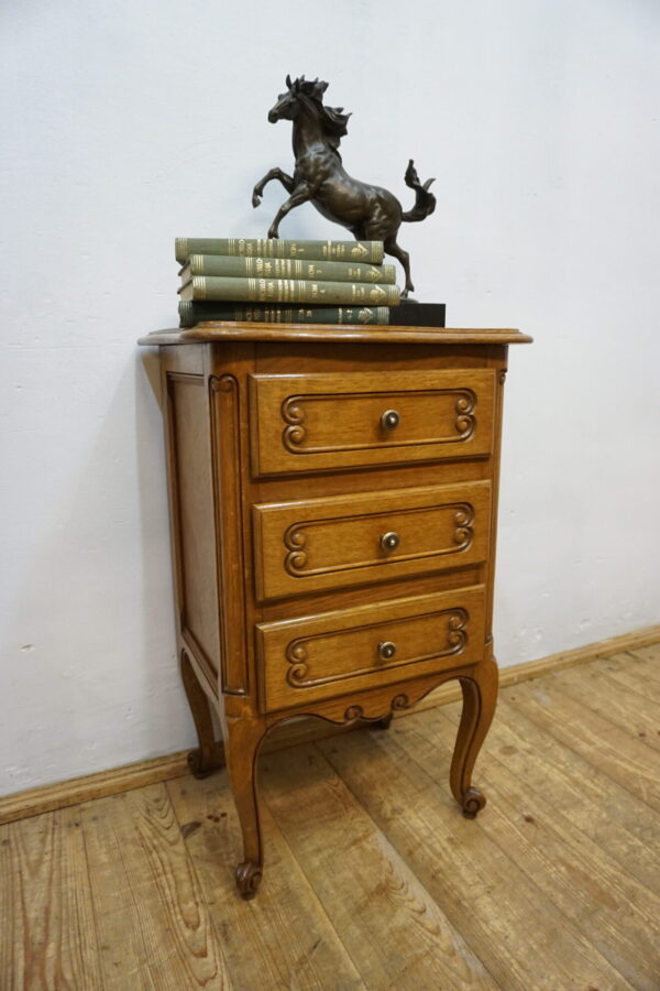 DEKORACYJNA SZAFKA LUDWIK 3 SZUFLADKI LITY DĄB