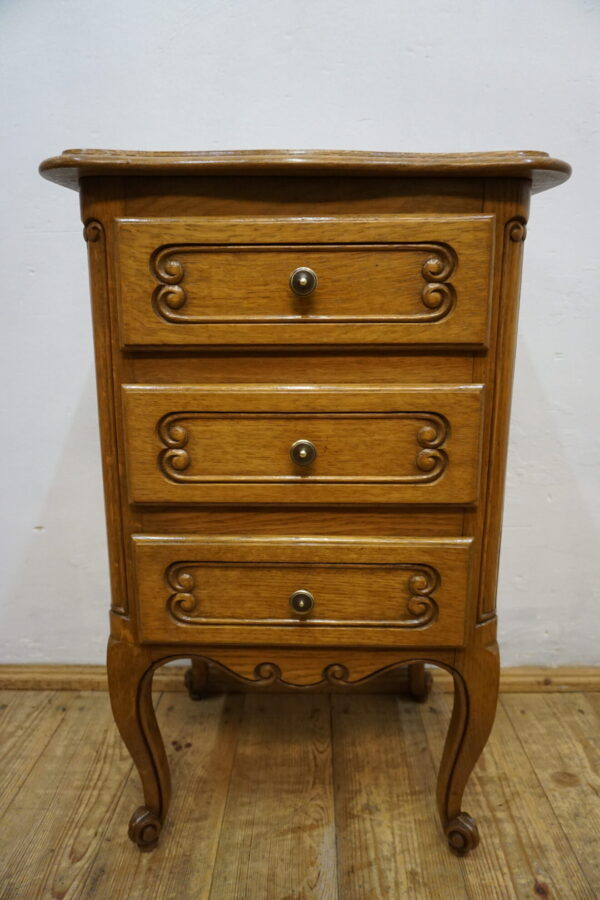 DEKORACYJNA SZAFKA LUDWIK 3 SZUFLADKI LITY DĄB