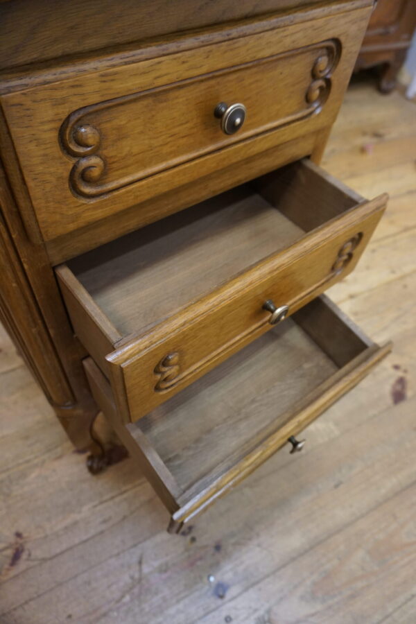 DEKORACYJNA SZAFKA LUDWIK 3 SZUFLADKI LITY DĄB