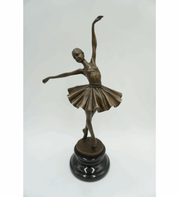 FIGURA Z BRĄZU BALRINA TANCERKA BALETNICA