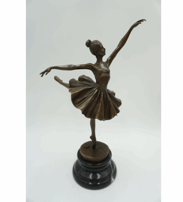 FIGURA Z BRĄZU BALRINA TANCERKA BALETNICA