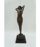 FIGURA Z BRĄZU AKT NAGA KOBIETA