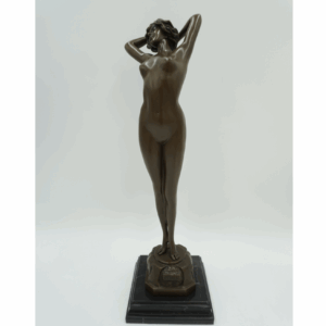 FIGURA Z BRĄZU AKT NAGA KOBIETA