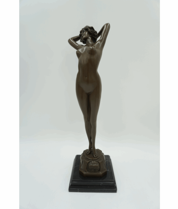 FIGURA Z BRĄZU AKT NAGA KOBIETA