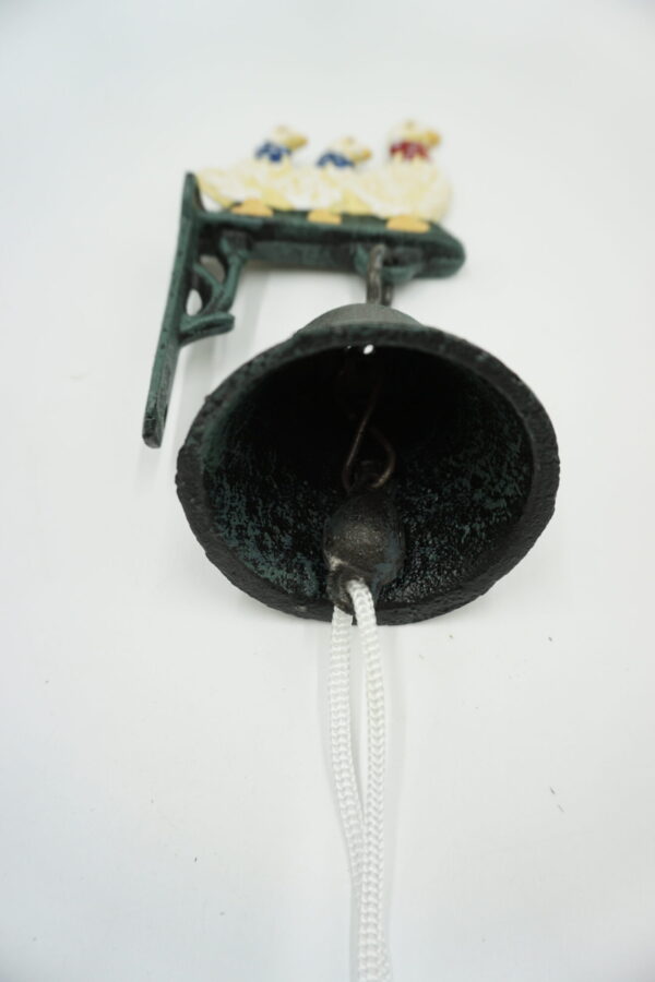 PIĘKNY ŻELIWNY DZWON DZWONECZEK GĄSKI