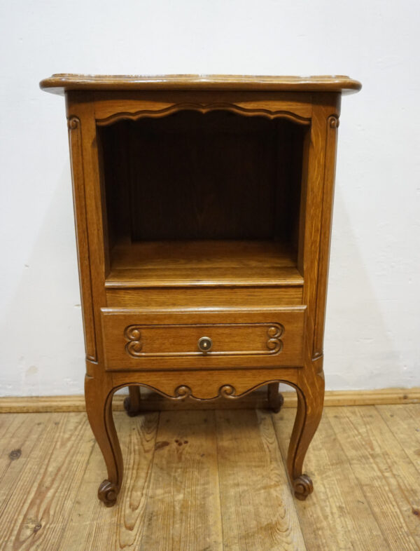 DEKORACYJNA SZAFKA LUDWIK Z WNĘKĄ LITY DĄB