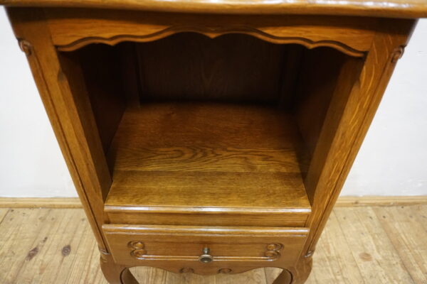 DEKORACYJNA SZAFKA LUDWIK Z WNĘKĄ LITY DĄB