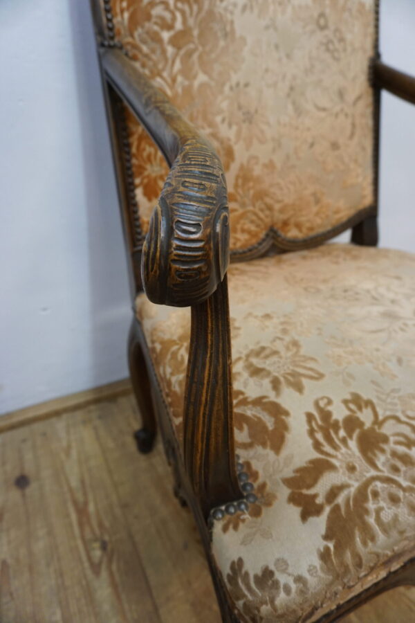 STARY DOSTOJNY FOTEL DO BIURKA DĘBOWY !!