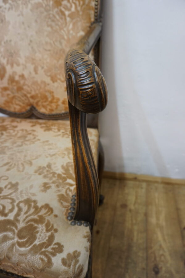 STARY DOSTOJNY FOTEL DO BIURKA DĘBOWY !!