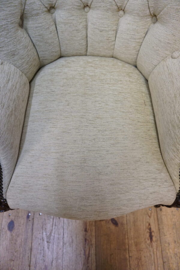 UNIKAT STARY FOTEL LUDWIK KLUBOWY PIKOWANY KARO WYGODNY