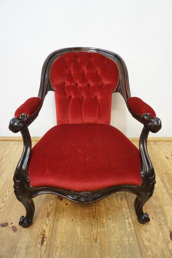 STARY NIESPOTYKANY FOTEL WYPOCZYNKOWY WYGODA LUDWIK FRANCJA PALISANDER