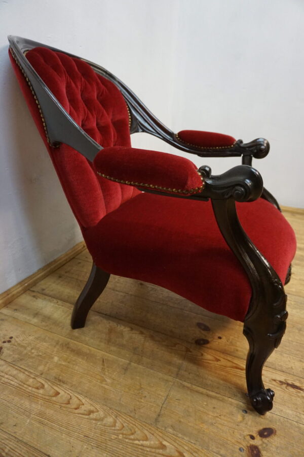 STARY NIESPOTYKANY FOTEL WYPOCZYNKOWY WYGODA LUDWIK FRANCJA PALISANDER