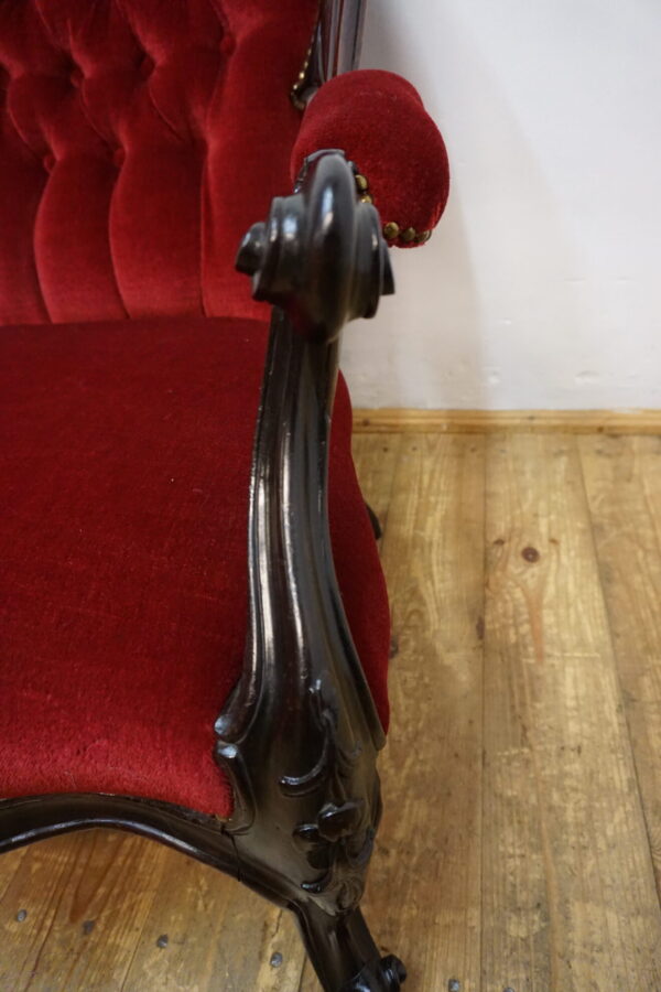 STARY NIESPOTYKANY FOTEL WYPOCZYNKOWY WYGODA LUDWIK FRANCJA PALISANDER