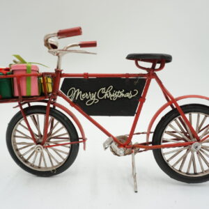 METALOWY MODEL ROWER MERRY CHRISTMAS DEKORACJA ŚWIĄTECZNA PREZENT