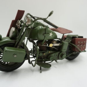 METALOWY MODEL MOTOR MOTOCYKL WOJSKOWY PREZENT