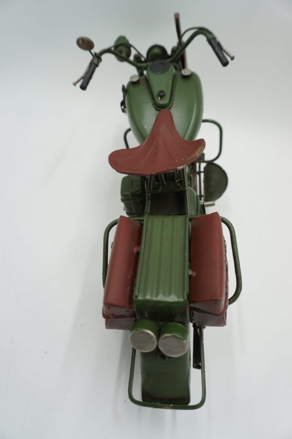 METALOWY MODEL MOTOR MOTOCYKL WOJSKOWY PREZENT