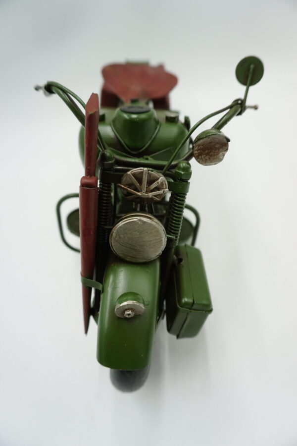 METALOWY MODEL MOTOR MOTOCYKL WOJSKOWY PREZENT