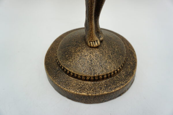 ŻELIWNA FIGURA ANIOŁ KOBIETA ZE SKRZYDŁAMI