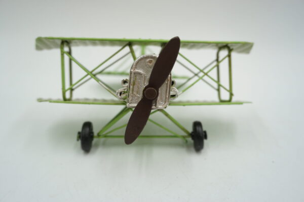 METALOWY MODEL SAMOLOCIK ZIELONY DEKORACJA PREZENT