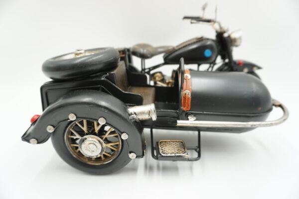 METALOWY MODEL MOTOCYKL WÓZEK BOCZNY