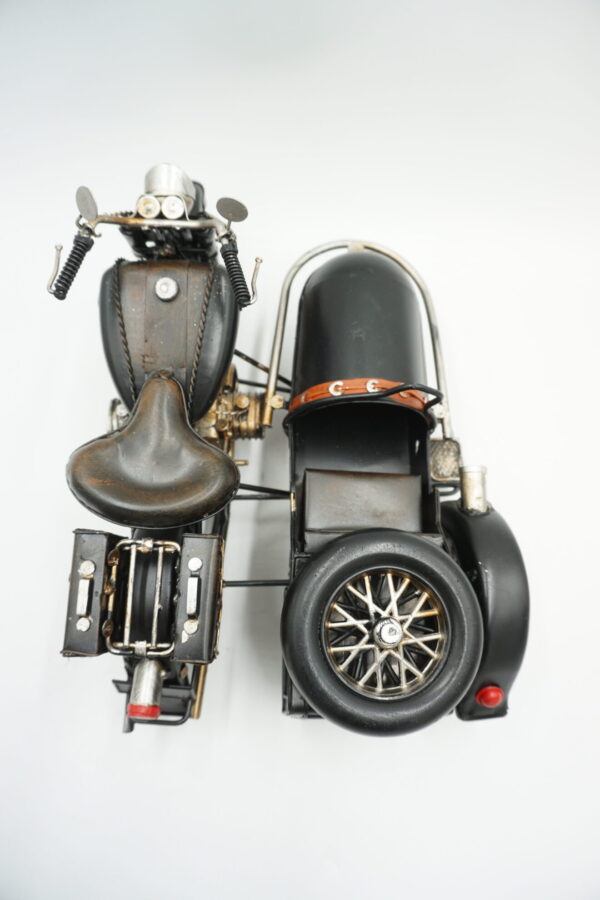 METALOWY MODEL MOTOCYKL WÓZEK BOCZNY