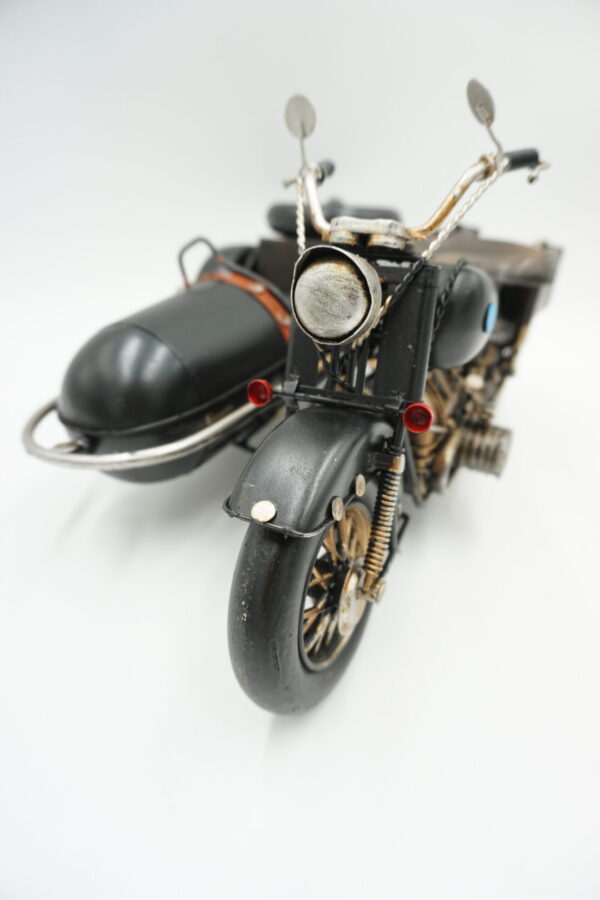 METALOWY MODEL MOTOCYKL WÓZEK BOCZNY