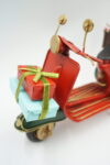 METALOWY MODEL SKUTER ŚWIĄTECZNY DEKORACJA PREZENT