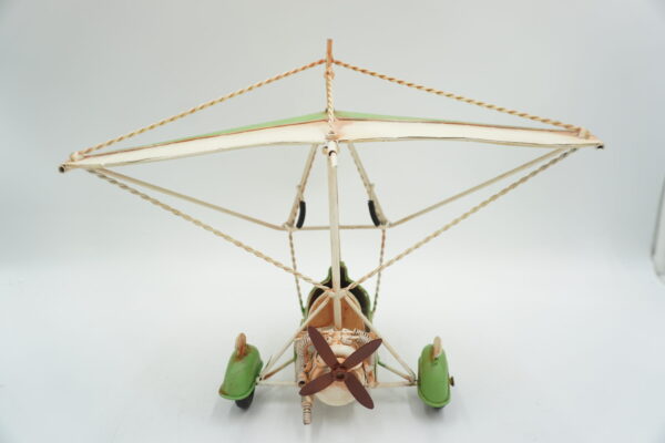 METALOWY MODEL MOTOLOTNIA ZIELONY DEKORACJA PREZENT