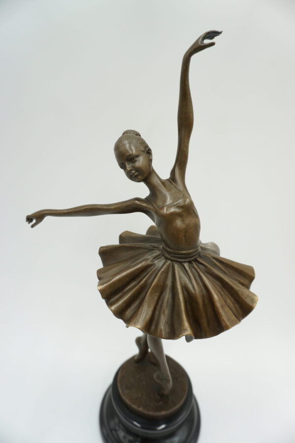 FIGURA Z BRĄZU BALRINA TANCERKA BALETNICA
