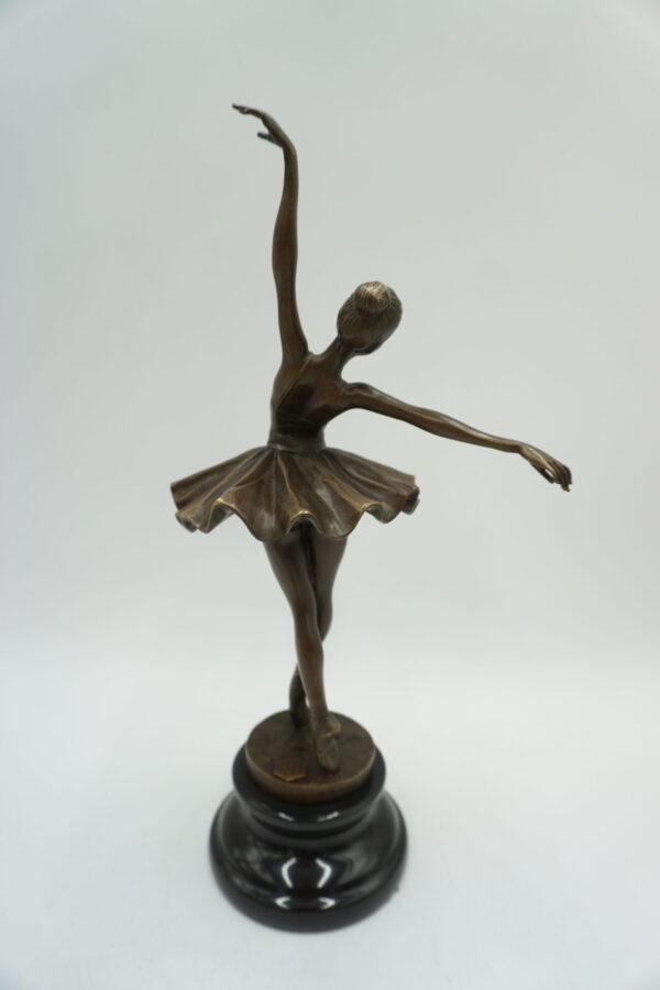 FIGURA Z BRĄZU BALRINA TANCERKA BALETNICA