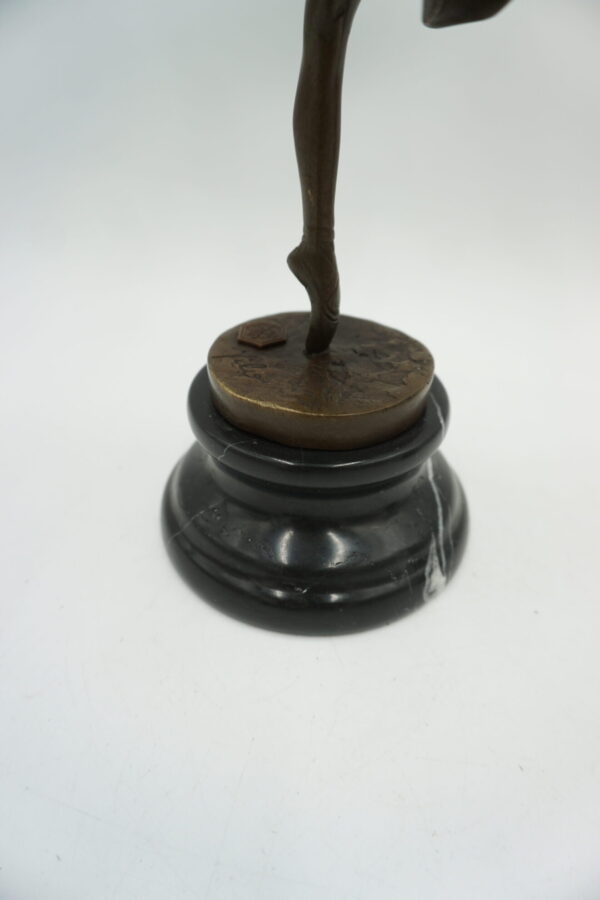 FIGURA Z BRĄZU BALRINA TANCERKA BALETNICA