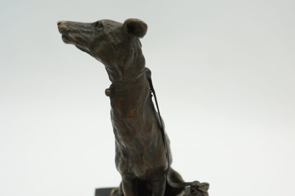 FIGURA Z BRĄZU PIES PIESEK RASA CHART