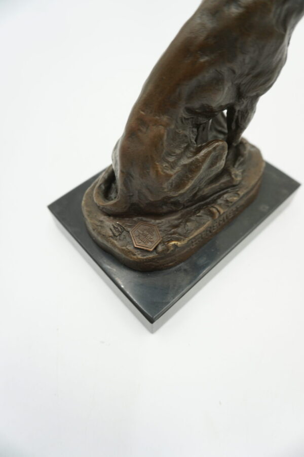 FIGURA Z BRĄZU PIES PIESEK RASA CHART