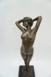 FIGURA Z BRĄZU AKT NAGA KOBIETA