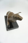 FIGURA Z BRĄZU BYK ART DECO