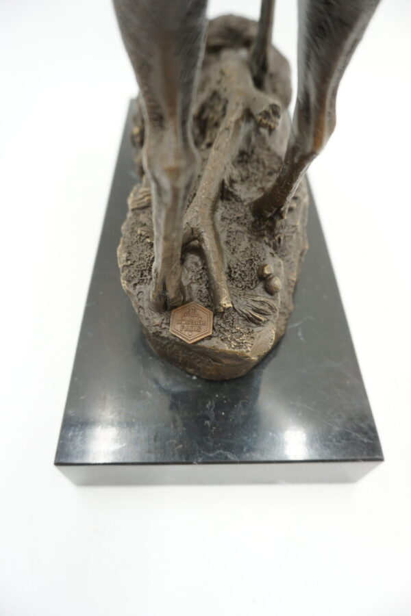 FIGURA Z BRĄZU MŁODY JELEŃ