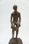 FIGURA Z BRĄZU AKT MĘSKI NAGI MĘŻCZYZNA