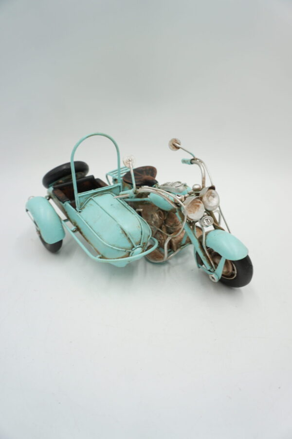 METALOWY MODEL MOTOCYKL MOTOS WÓZEK BOCZNY PREZENT