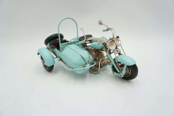 METALOWY MODEL MOTOCYKL MOTOS WÓZEK BOCZNY PREZENT